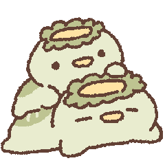 [LINEスタンプ] のんびりかっぱちゃん