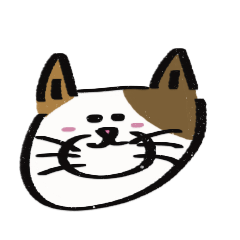 [LINEスタンプ] 日常会話のミケ猫ミーコ