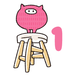 [LINEスタンプ] おかしなピギー缶（SweetsBankに住むぶた）