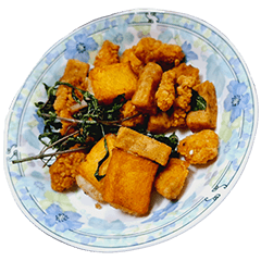 [LINEスタンプ] 食品シリーズ : 唐揚げ (揚げ物) #3