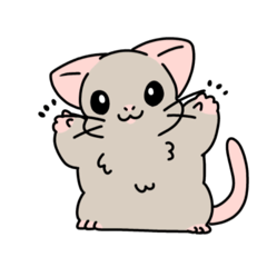 [LINEスタンプ] すずちゃんの家のラットちゃん達