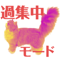 [LINEスタンプ] CafeCatちゃん-ADHD