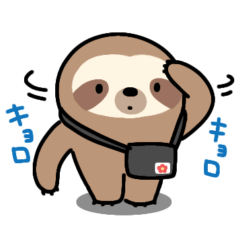 [LINEスタンプ] ぼくナマケモノ。14（待ち合わせ）