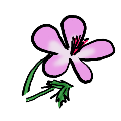 [LINEスタンプ] 手書きの高山植物