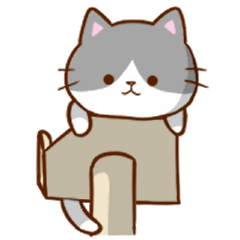 [LINEスタンプ] うちの子スタンプ2 グレー猫