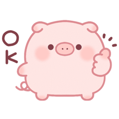 [LINEスタンプ] ぷにぷにブーちゃん【毎日使える】の画像（メイン）