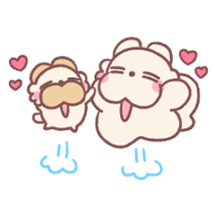 [LINEスタンプ] インちゃんときんちゃん3