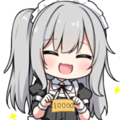 [LINEスタンプ] 可愛いメイドの日常【ちびキャラ】の画像（メイン）