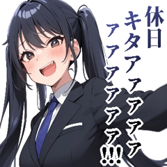 [LINEスタンプ] 社畜ガールズの画像（メイン）