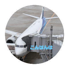 [LINEスタンプ] 飛行機日常会話①