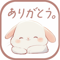 [LINEスタンプ] 24個の気持ち伝えるかわいいうさぎさん