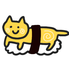[LINEスタンプ] 猫すし