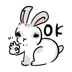 [LINEスタンプ] 日常にうさぎchan