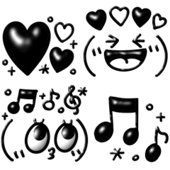 [LINEスタンプ] ぷっくり可愛い♡顔文字スタンプ