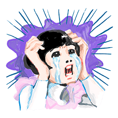 [LINEスタンプ] ハローあさぎーにょです