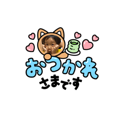 [LINEスタンプ] 依杜5歳＆莉世4歳 ／敬語編