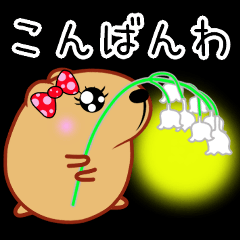 [LINEスタンプ] きゃぴばら女子部【花・リニューアル】