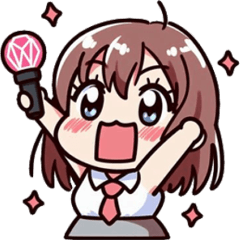 [LINEスタンプ] アイドルコンサートサポート