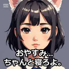 [LINEスタンプ] ツンデレ彼女！