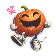 [LINEスタンプ] ハロウィーンのかぼちゃくん