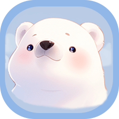 [LINEスタンプ] 24個のテキスト無しで気持ち伝える白クマ君