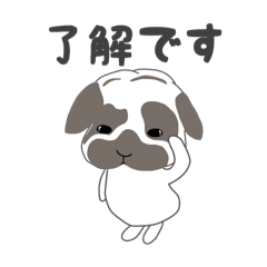 [LINEスタンプ] かわいいろくちゃんのスタンプ