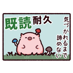 [LINEスタンプ] サムネイルのぶた