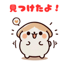 [LINEスタンプ] ぽてぽて犬の待ち合わせスタンプ