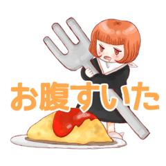 [LINEスタンプ] 毎日使えるカワイイ女の子の日常スタンプ