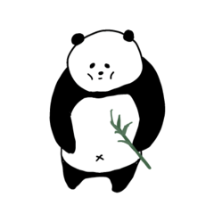 [LINEスタンプ] 疲れやすいパンダ