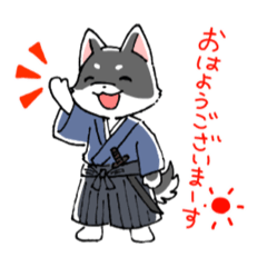 [LINEスタンプ] 侍クロジロー