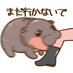 [LINEスタンプ] MooDwah : ハッピー 小人カバ V2