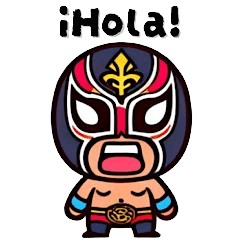 [LINEスタンプ] メキシコのルチャリブレくん