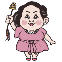 [LINEスタンプ] マリコ☆バタフライの前向きなスタンプ