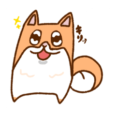 [LINEスタンプ] かわいい犬のもんたくんの画像（メイン）