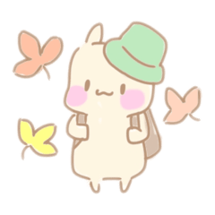 [LINEスタンプ] 秋もちぴょん