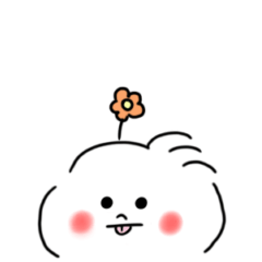 [LINEスタンプ] お花が生えた？とりだじょ