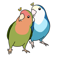 [LINEスタンプ] コザクラインコ好きスタンプ2