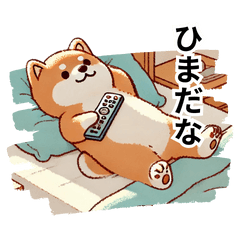 [LINEスタンプ] 生活を楽しむワンコたち