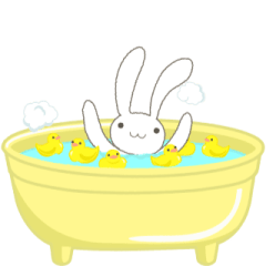 [LINEスタンプ] 【動く】秋 本音で生きるウサギの画像（メイン）