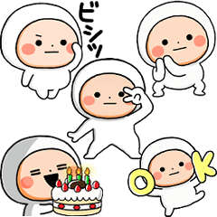 [LINEスタンプ] ちいさいタイツまる