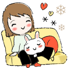 [LINEスタンプ] 普通に大人女子 冬の日常 6の画像（メイン）