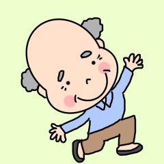 [LINEスタンプ] 優しいおじいちゃん【毎日使える言葉】