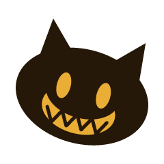 [LINEスタンプ] 黒猫のハッピーハロウィン