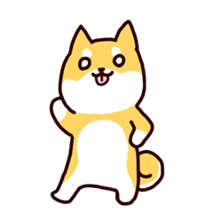 [LINEスタンプ] ゆるっとしばいぬさんスタンプ