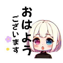 [LINEスタンプ] 待ち合わせ♡に使える女の子スタンプ