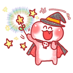 [LINEスタンプ] あくまの魔女っ子うさかまチャン