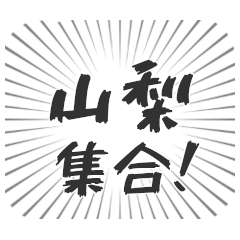 [LINEスタンプ] 山梨生活