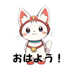 [LINEスタンプ] イラストねこ よく使う言葉