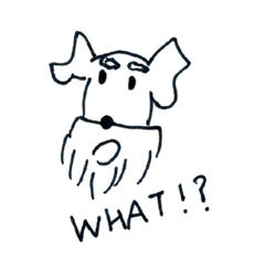 [LINEスタンプ] シュナウザー犬の日常生活